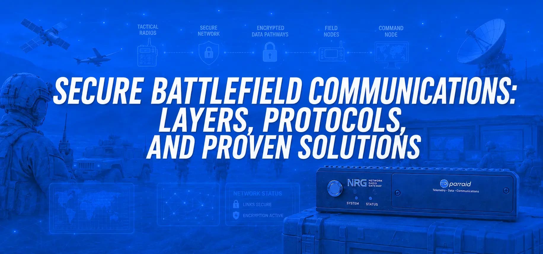 SECURE BATTLEFIELD COMMUNICATIONS: LAYERS, PROTOCOLS, AND PROVEN SOLUTIONS